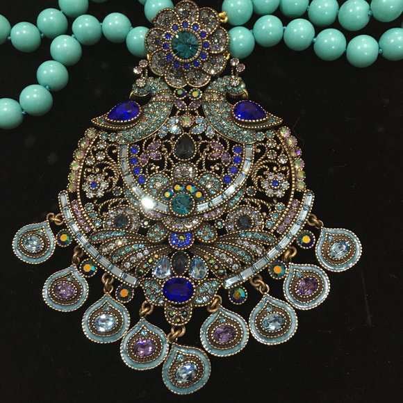 Heidi Daus Jewelry - Heidi Daus Peacock LARGE NWT